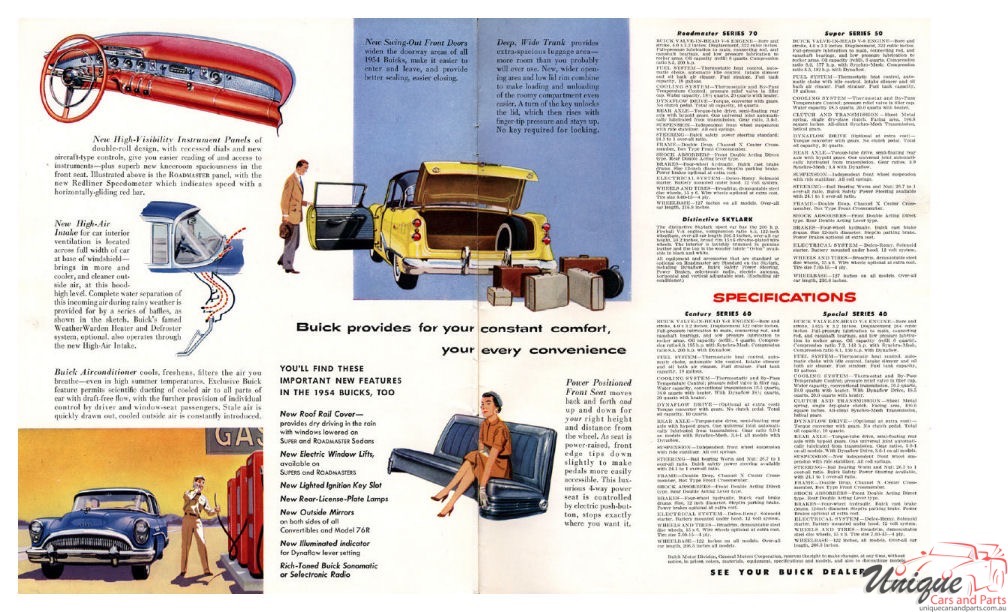 1954 Buick Brochure Page 11